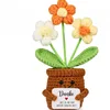 3 plantes en pot bouffantes