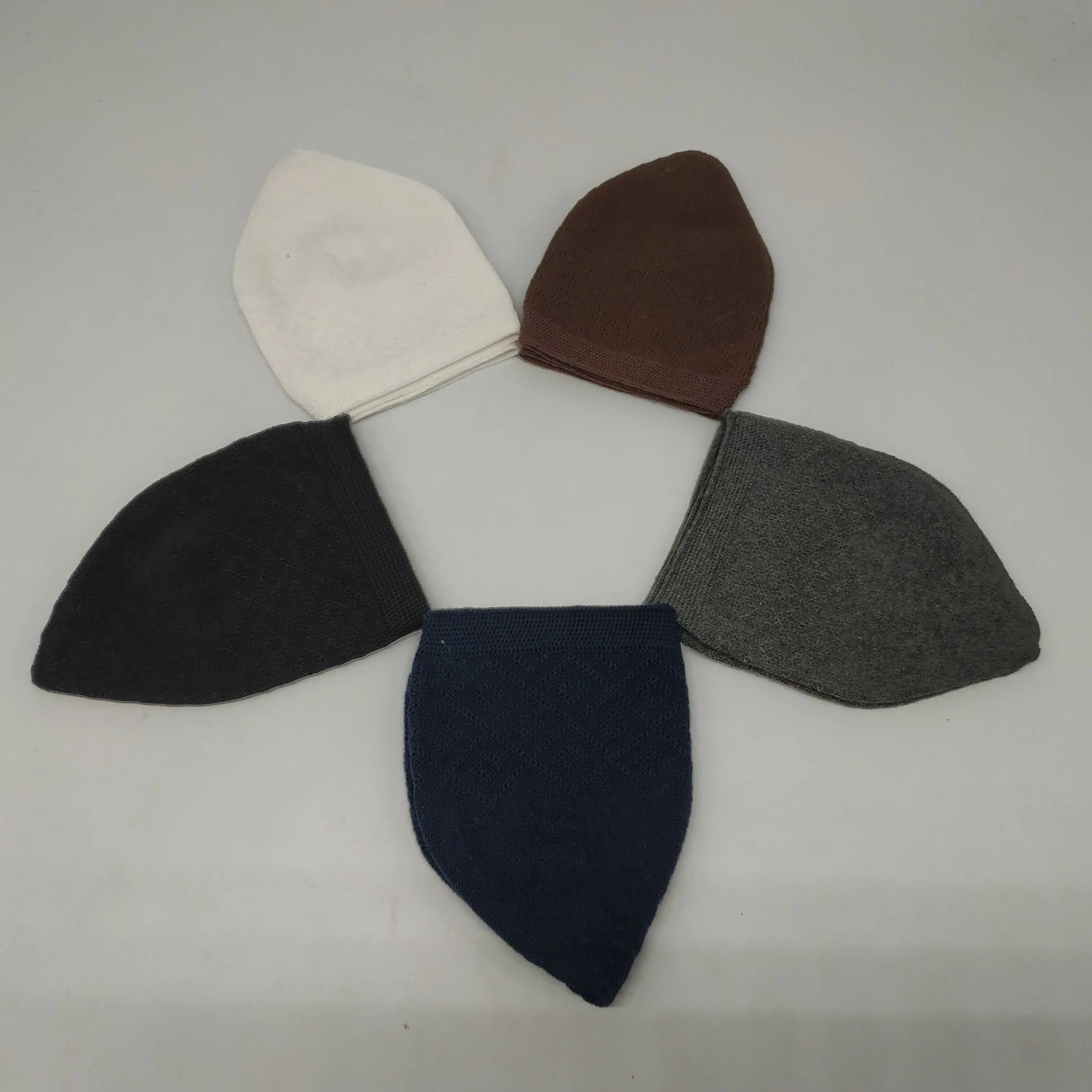 
Мусульманская вязаная крючком шляпа Хлопковые вязаные молитвенные шляпы Китай Оптовая Продажа мусульманская шапочка Kufi 