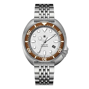 Premium 316L Stainless Steel Automatic Watch with Solid Steel Bracelet and Seiko NH35 Movement for Men Customizable Design