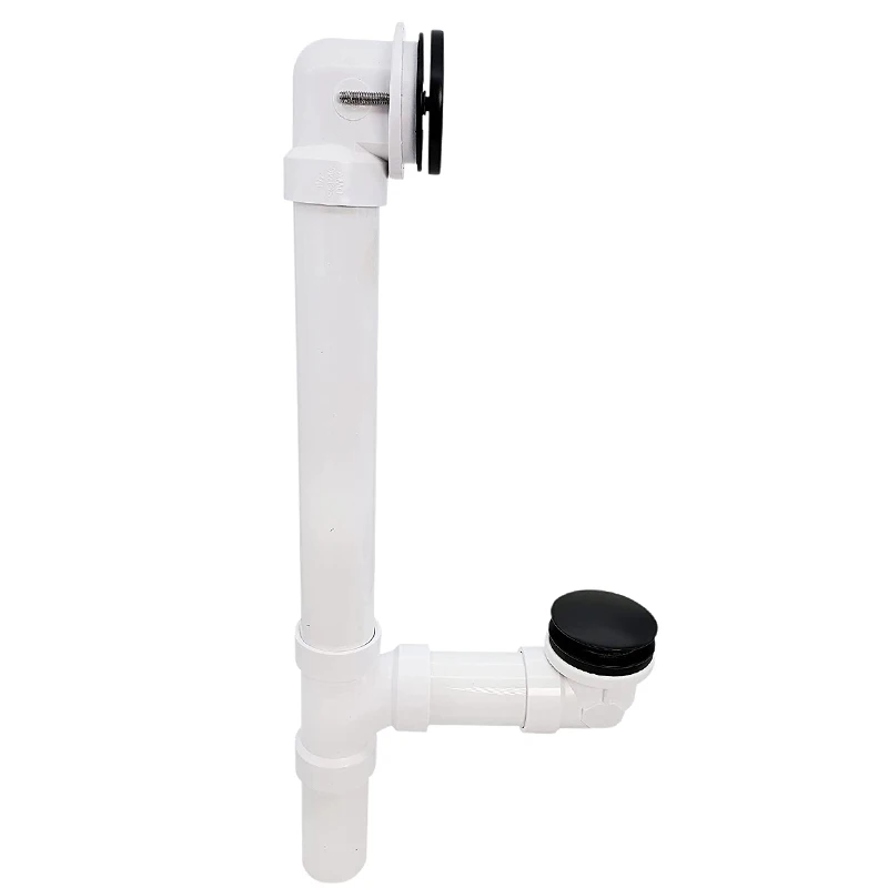 Tub Waste Drain Kit Tiptoe Sch. 40 Pvc Pipe Bath Waste With Twohole
