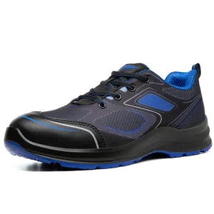 2026 ZSTEP ZS-F018  New Arrival Stock Lightweight Breathable Sneaker Sports Fly Knit Safety Shoes With Steel Toe And Kev lar