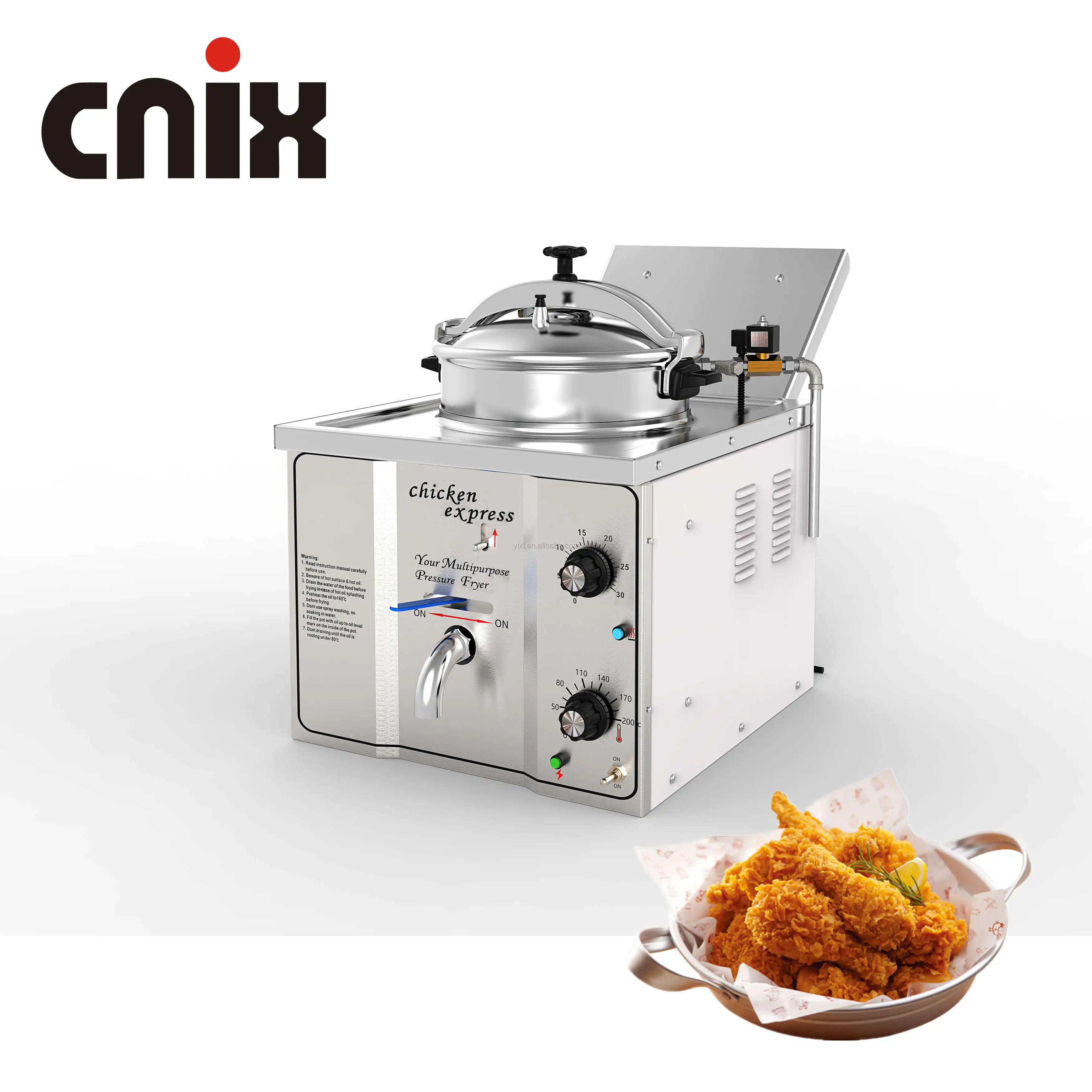 Cnix Mdxz-16 Commercial Pressure Fryer Frying Chicken Machine - China Pressure  Fryer, Electric Fryer