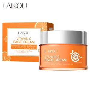 Custom LAIKOU Skincare Brightening Hydrating Whitening Moisturizing Anti Wrinkle Aging Vitamin C Face Cream