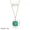 Verde con dorado perforado