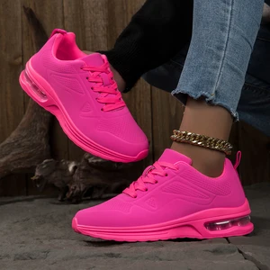 Hot-selling Fashionable Breathable and Lightweight Women's Sports Shoes with EVA Soles and Artificial Leather Casual Sneaker