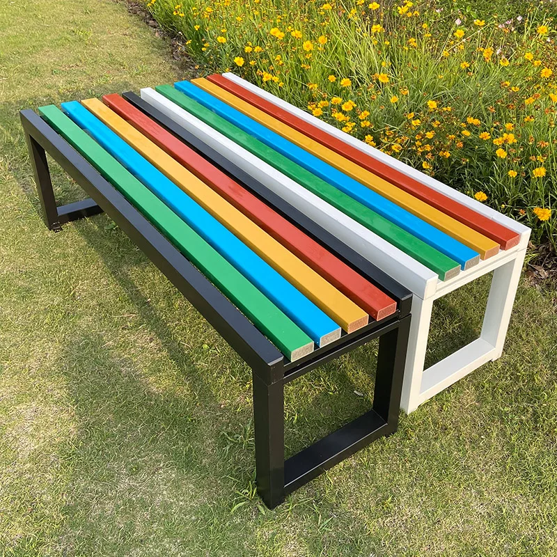 decorative metal bench