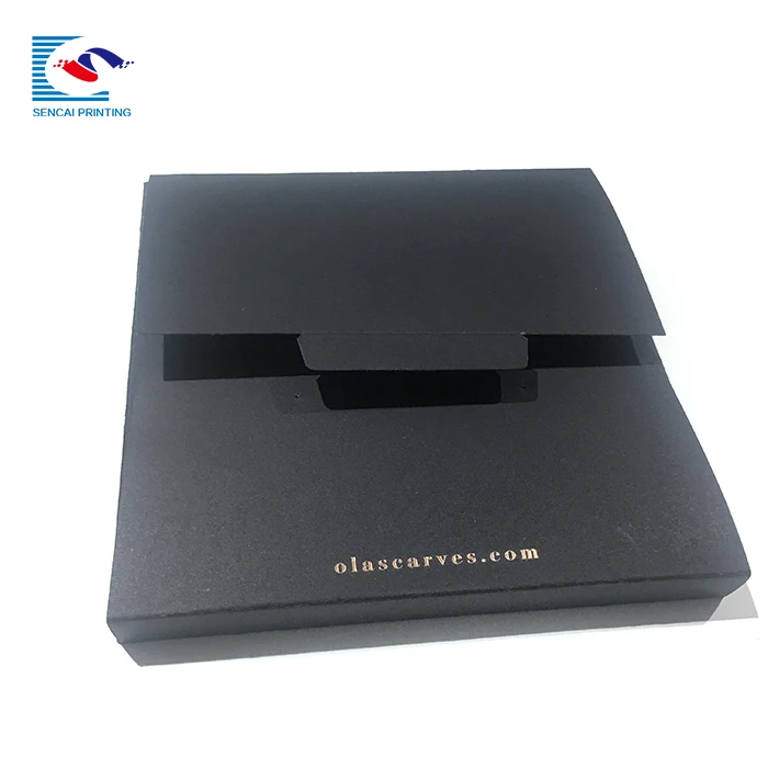 Cheaper Custom Silk Scarf Packaging Black Kraft Envelope Box - Buy Silk ...