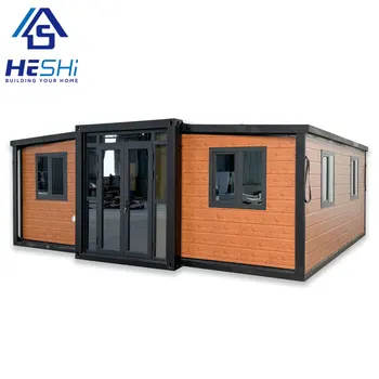 40Ft 20Ft Prefab Portable Villa Foldable Mobile Home Folding Shipping Prefabricated Expandable Container House 2 3 4 5 Bedroom