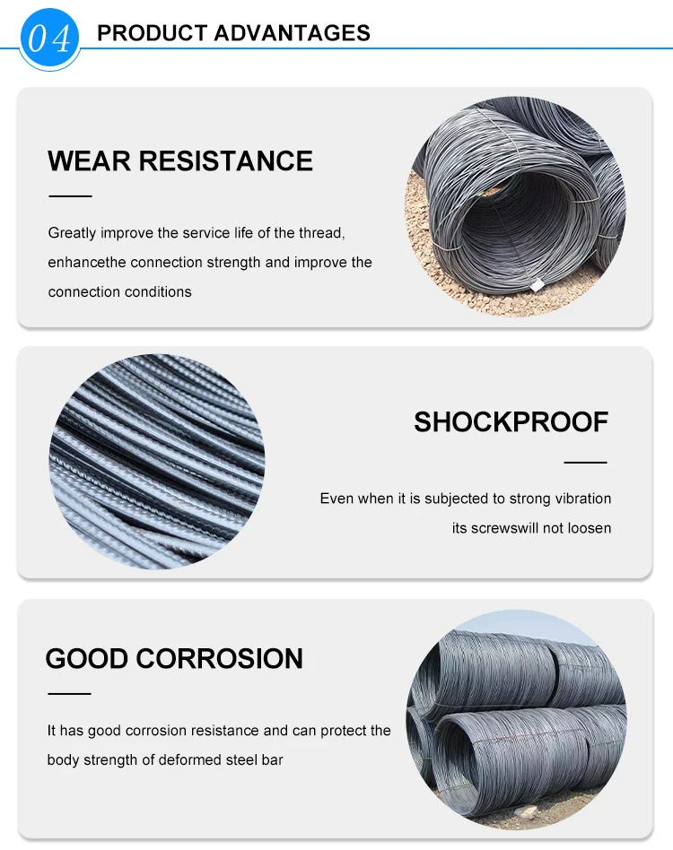 5.5mm 6.5mm 8mm 10mm 12mm 14mm Hot Rolled Low Carbon Steel Wire Rod In