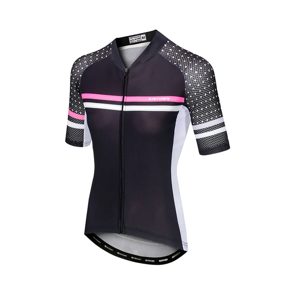High Elastic Breathable Quick Dry Lightweight Women Cycling Kits with Reflective Safety Design