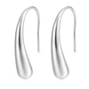 Gancio a Goccia Argento Color Acciaio MS-563