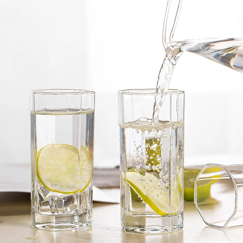 Конкурентоспособная цена DELI 10 8 oz 320ml Highball уникальные модные современные милые питьевые очки для воды