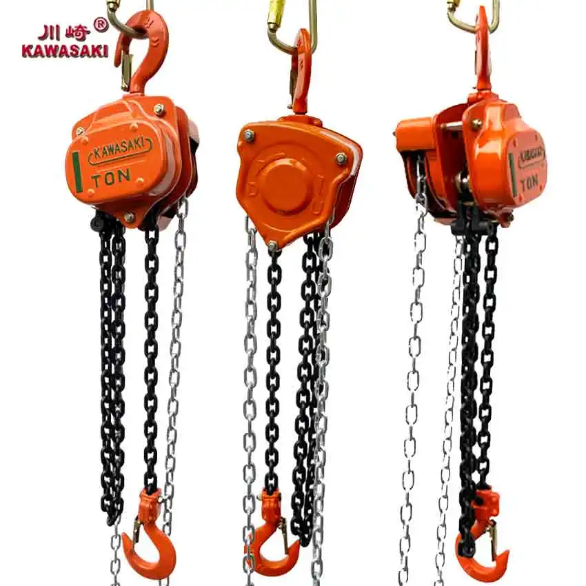 1 Ton KAWASAKI Hand Chain Hoist - Durable & Efficient