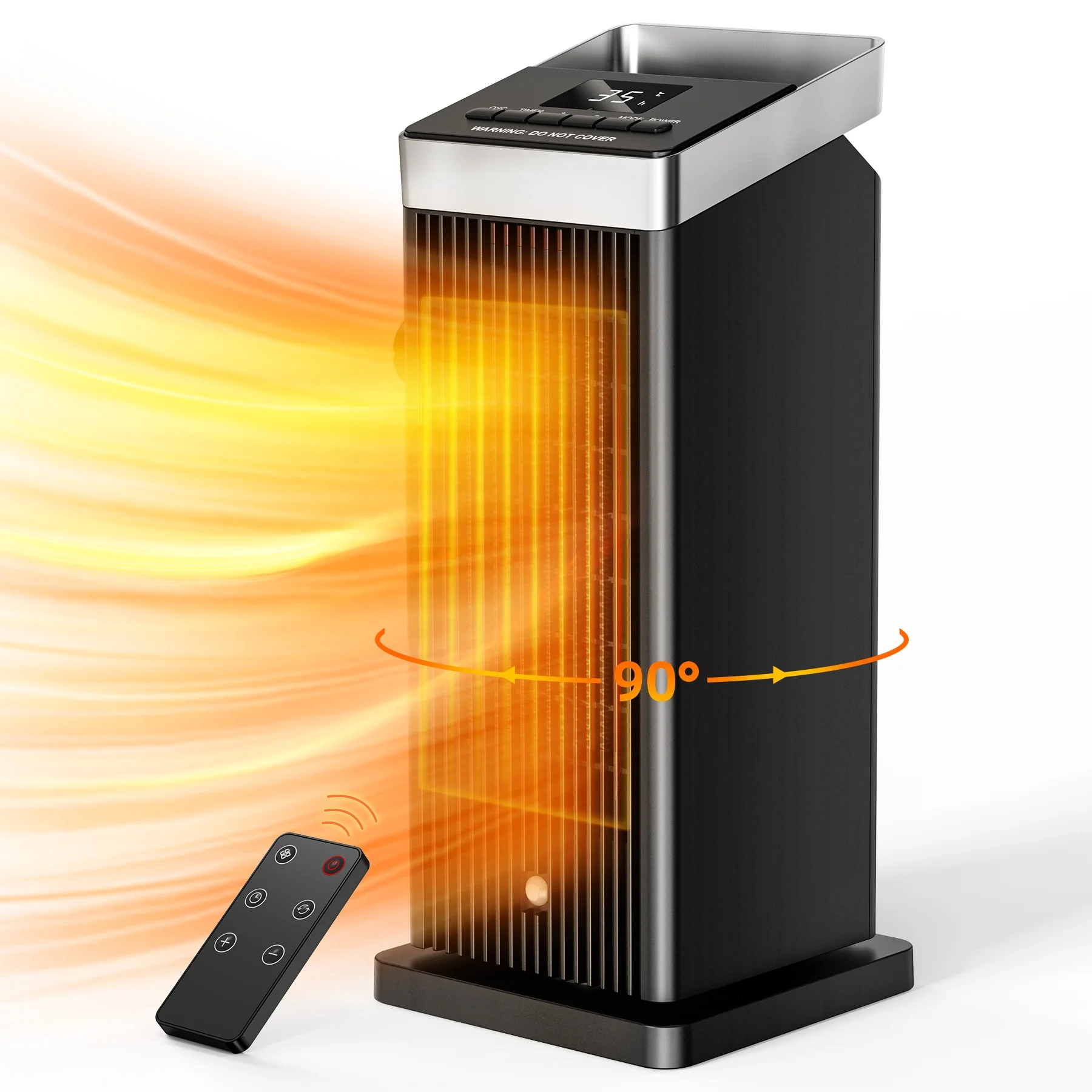 Source 2kw portable bladeless fast heating fan personal heater ptc with lcd  and remote control on m.alibaba.com