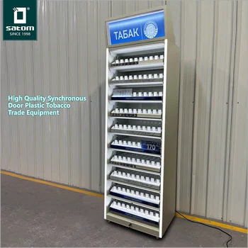free cigarette gantry suppliers Shop Checkout Counter Smokeless Tobacco Displays Gantry Dispenser Overhead  Cigarette Display Cabinet Rack