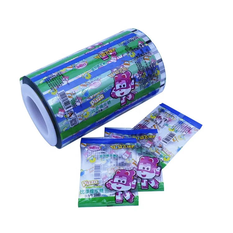 Eco-friendly Food Packaging Laminate Transparent Roll Film For Candy
