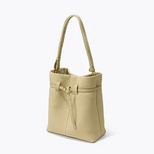 Custom Wholesale OEM/ODM 2026 NEW Handbags Fashion Vintage High-end Genuine Leather Women's Bucket Bags