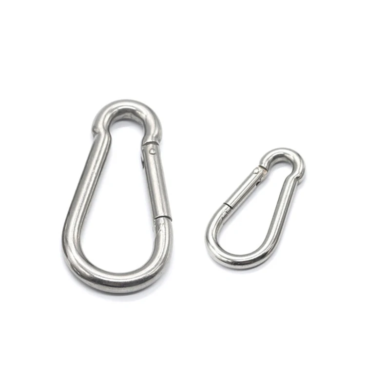 China Wholesale Hoge Kwaliteit Hardware Accessoires A2 Rvs 304/316 Snap Haken DIN5299C Lente Haak Karabijnhaak
