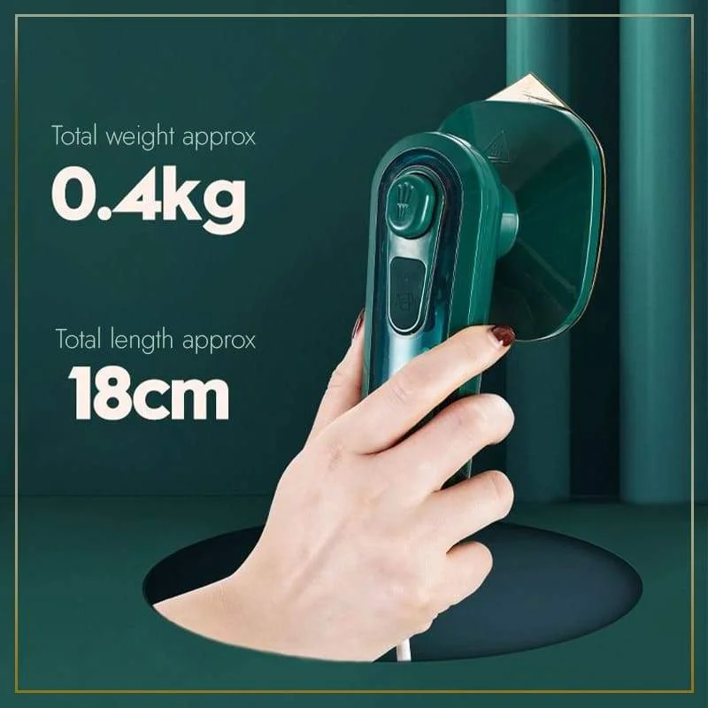 Fer à Vapeur Portatif Mini Machine à Repasser et à Pince / Défroisseur de Voyage et Rasoir à Tissu / Fer à Repasser Multifonctionnel pour Vêtements à Domicile / 30W / Compact