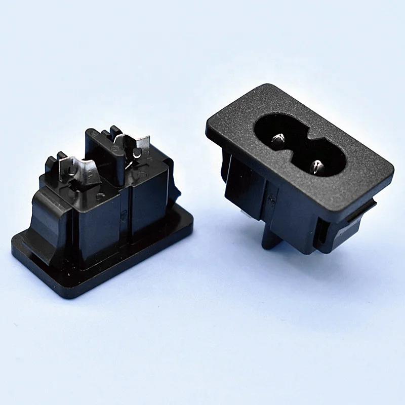 DB-8 2 Pin AC Plug Base Jack 2.5A 250V AC Socket Connector