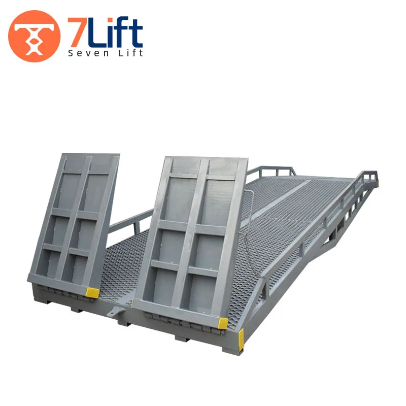 Adjustable Hydraulic Antiskid Unloading Ramp Slope Bridge Loading Ramp Container Warehouse Loading Ramps