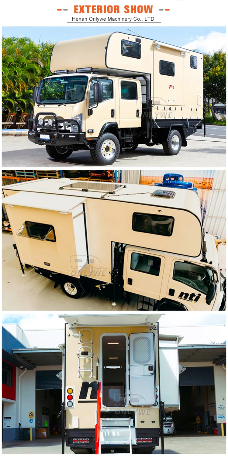 Onlywe Custom Large Camping Travel Trailer Rv Campers Motorhomes Off
