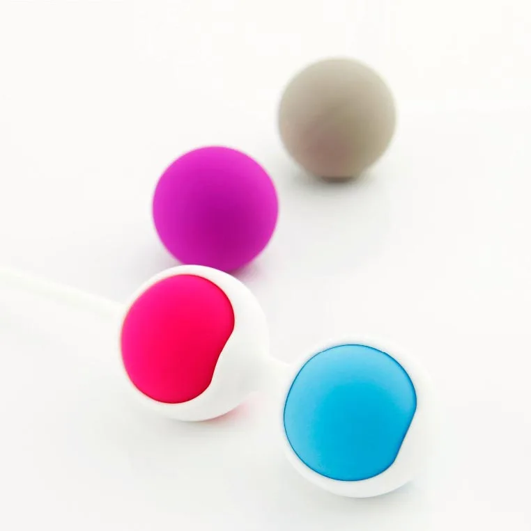 Free Custom Box - Sexual Health High Quality Silicone Waterproof Jiggle Medical Silicone Kegel Exercise Ball