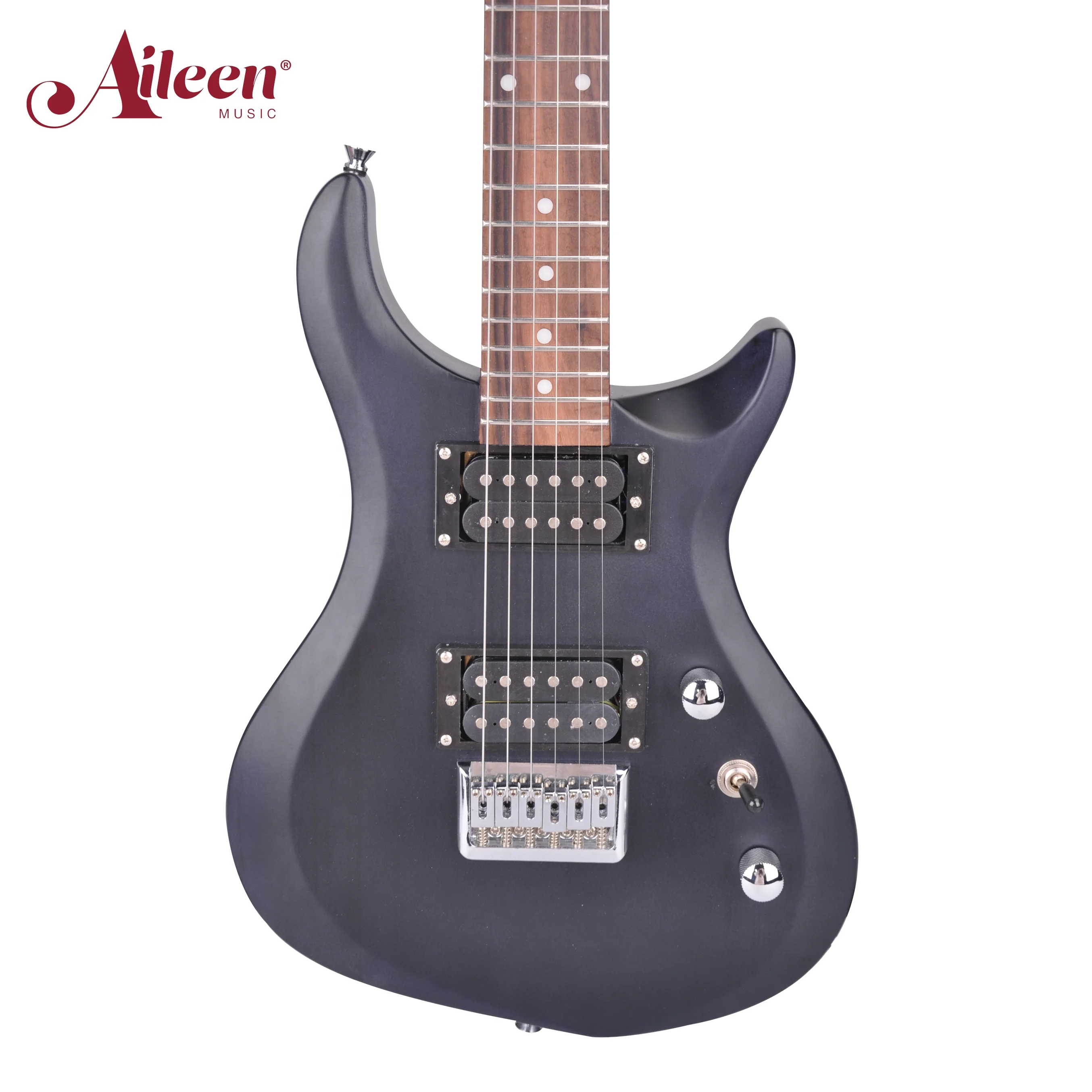 신제품 고품질 36인치 숏 스케일 솔리드 린덴 우드 바디 여행용 일렉트릭 기타 (EGH202S)