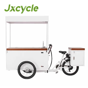 Solar mobile electric ice cream push cart used with freezer for sale