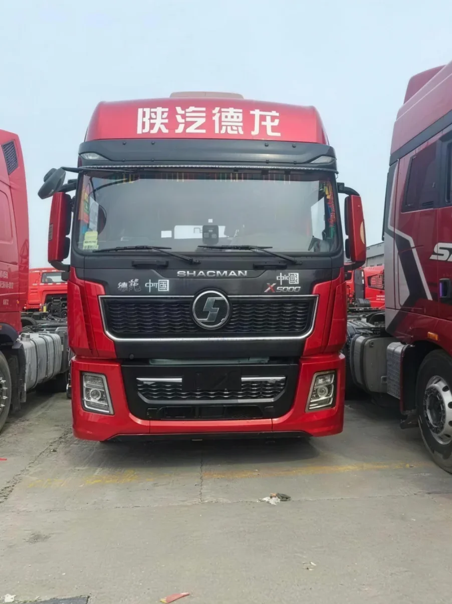 Used SHACMAN X5000 6X4 Tractor Head 480HP Weichai Engine Euro 5 Second Hand Heavy Duty Truck Head Prime Mover for Sale 2021