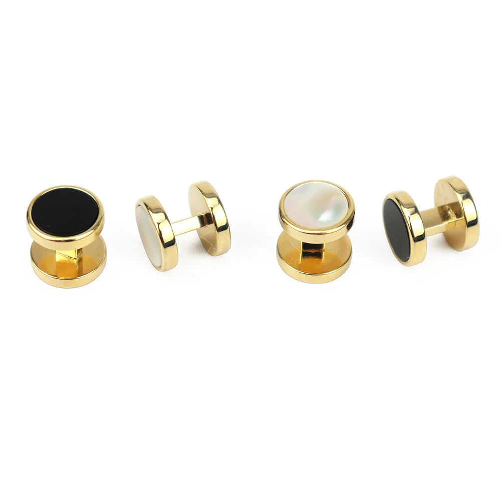 Wedding Business Accessories 6 Piece Tuxedo Shirt Button Stud Set