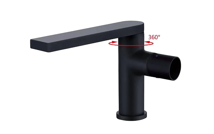 New Mono Basin Mixer Tap with Lead Free Single Lever  Hot and Cold Water Mixer Gold Bathroom Sink Taps