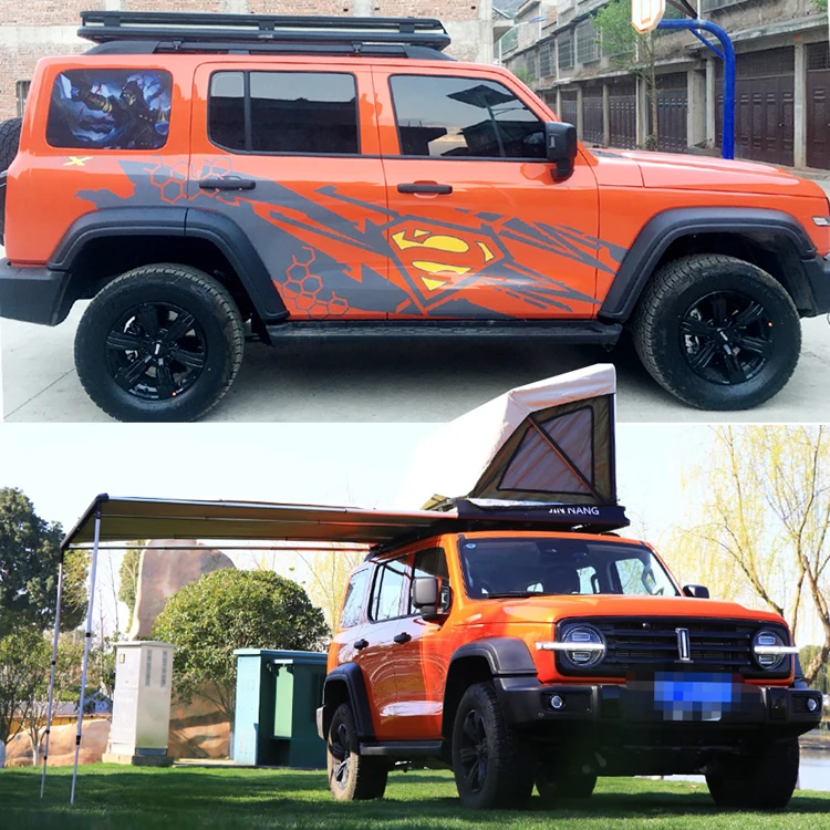 Автомобильный багажник на крышу для внедорожника Range Rover /Prado/Discovery/Landcruiser/из алюминиевого сплава