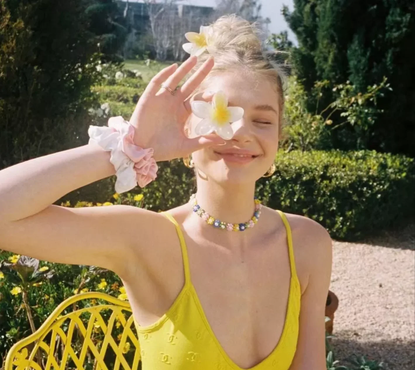 Bauhinia цветок конфетных цветов ацетатные Когти для волос прозрачные акриловые яичные цветы зажимы женщин и