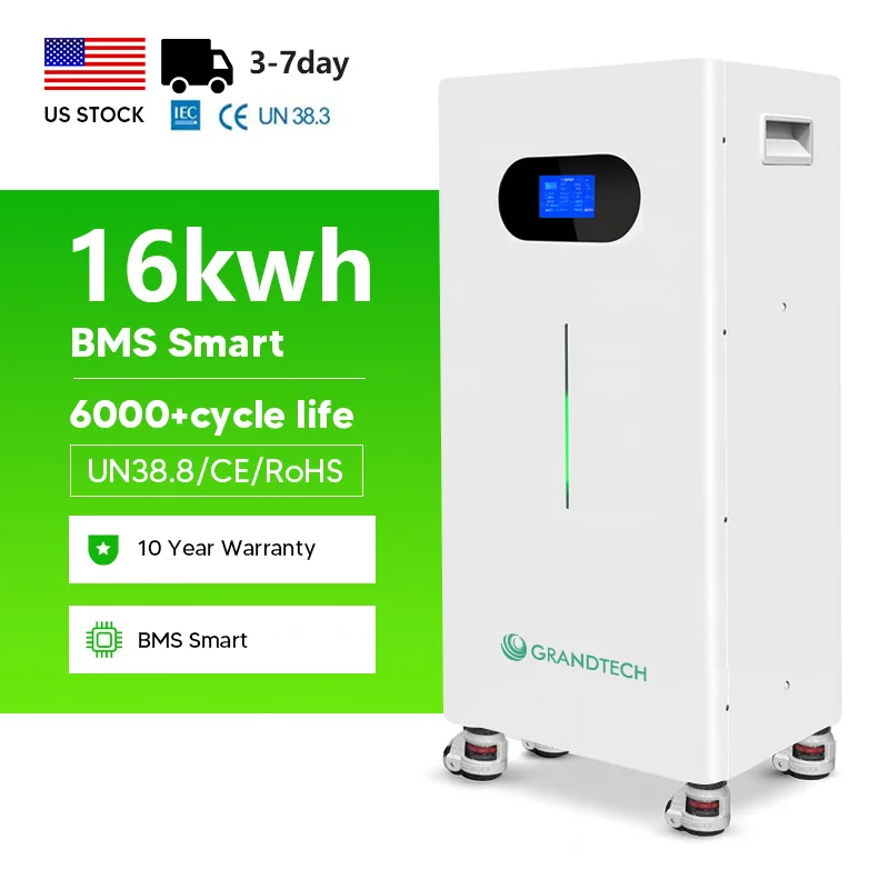 10000 Циклуси 48V 51.2V 300Ah 314ah 15kWh 16kwh Сончева Литиум-Јонска Батерија Систем за Складирање на Енергија Со Поставена Стена LiFePO4 Батерии