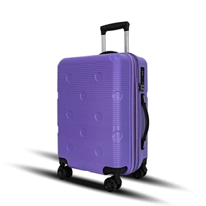 Designer Sport Style Travel Luggage Colorful ABS and Aluminum Carry-On Trolley with Spinner Caster and Lock Cheap Price