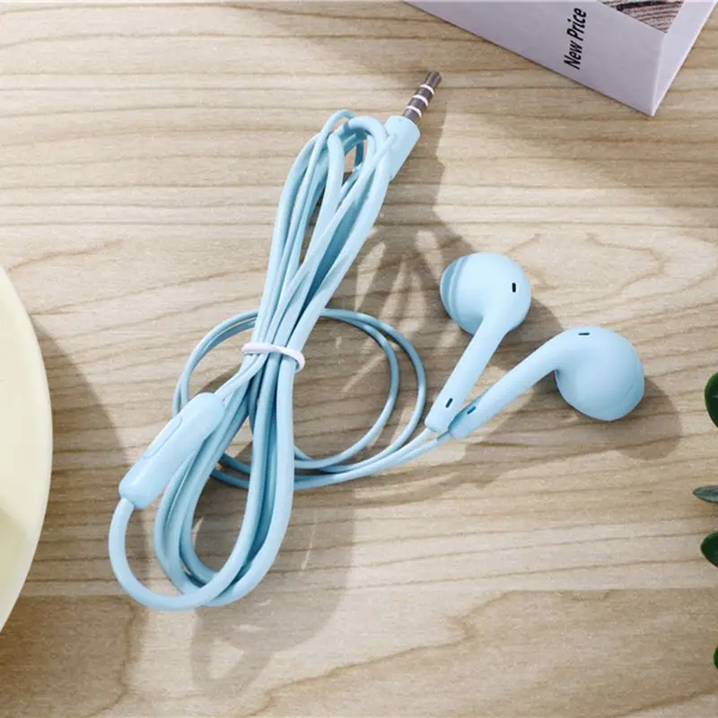 macaron color earphones for apple huawei Alibaba