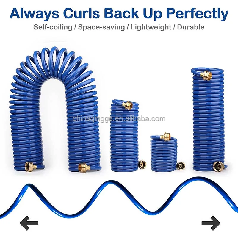 Factory Flexible Eva Coil Garden Hose Retractable Telescopic Spring