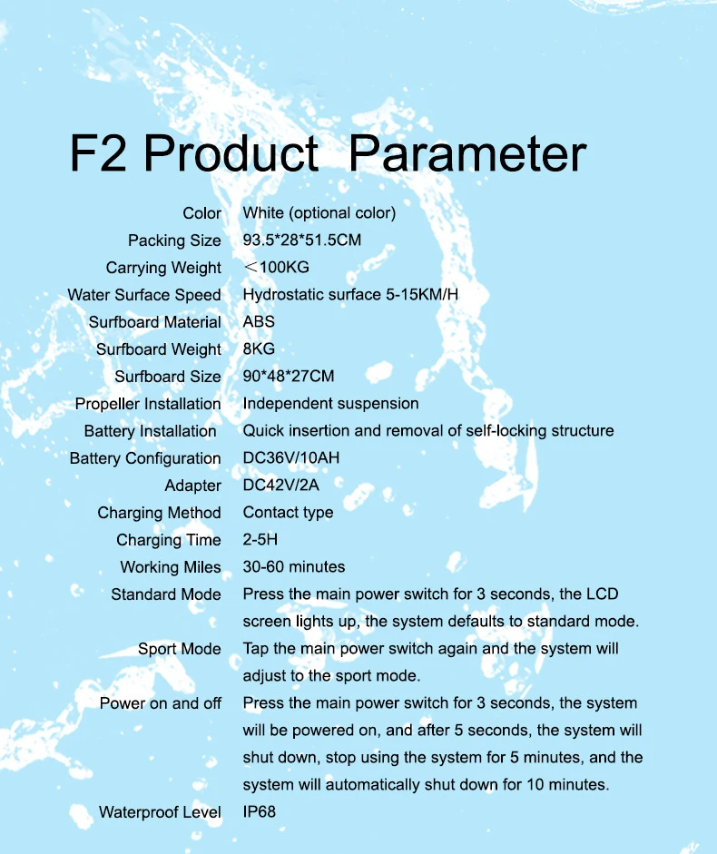 Water Sport 3200w Motor Surfboard Electric Jet Body Board On Sea Buy