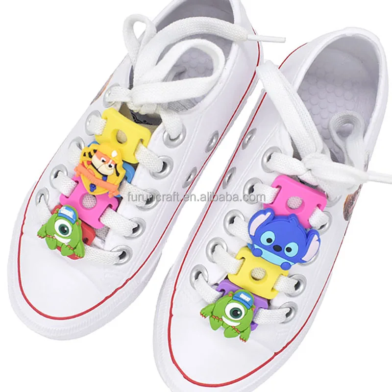 Wholesale Factory Vendor Colorful Shoe Lace Charm Buckle Shoelace