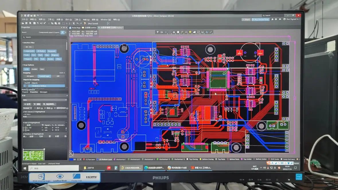 Manufacture custom RS485 air temperature humidity sensor with display ...