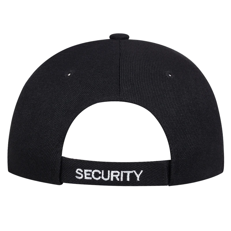 Security Letter Embroidery Baseball Cap Security-guard-cap Adult Male ...