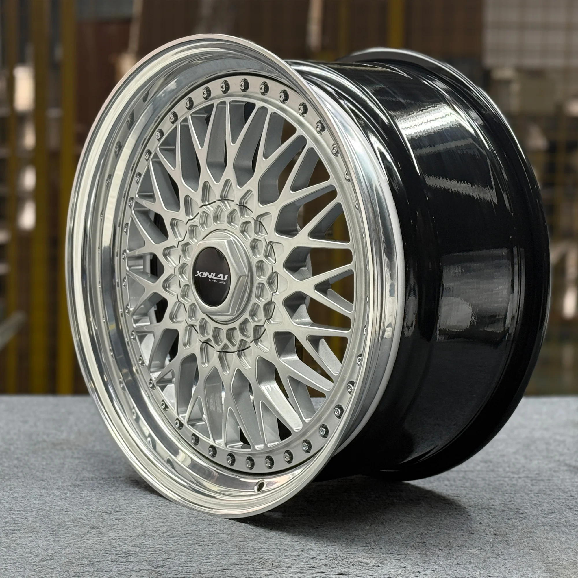 XL 3 Piece Deep Dish Concave Custom Forged Wheel 5x114.3 5x120 5x112 Car Alloy Wheels 18 19 20 21 22 23 Inch Car Alloy Rim - Image 5