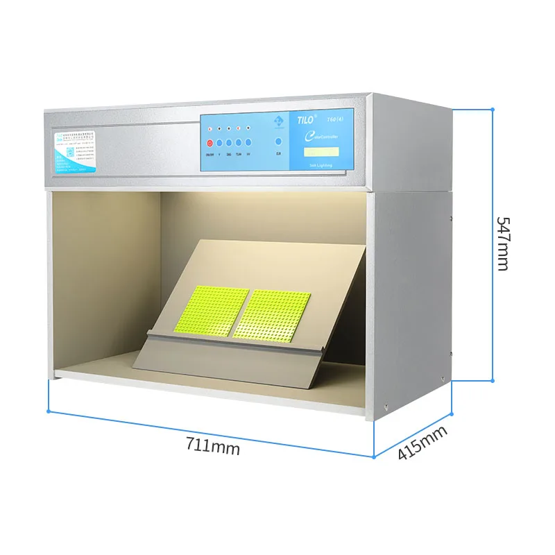 TILO T60 Textile Fabric Light Box D65 TL84 UV CWF Lights Testing Equipment Color Assessment Cabinets