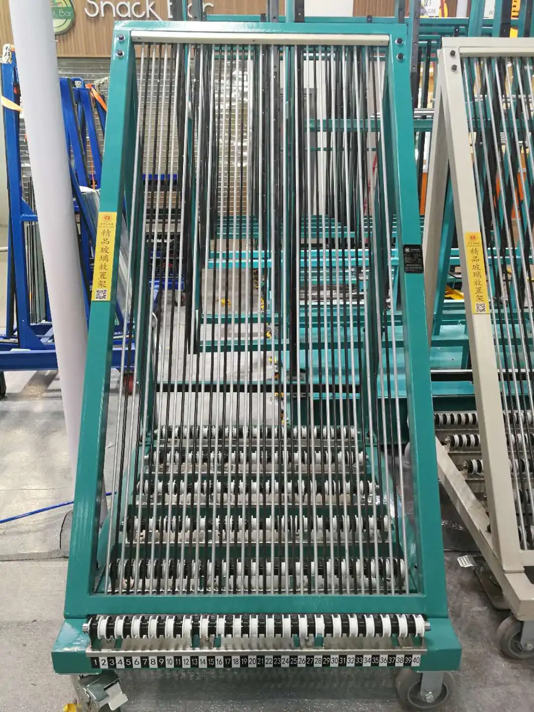 Glass Harp Rack Transportation Insulating Glass Sheet Vertical Sorting Cart Glass Transport Rack