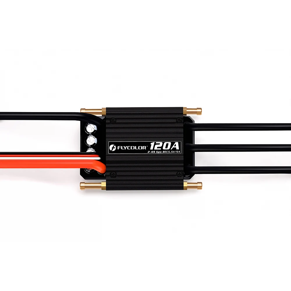thumbnail image 2 of Flycolor Waterproof Brushless ESC For RC Boat – 50A / 90A / 120A / 150A – 2-6S BEC – Choose Amp 2 of 6