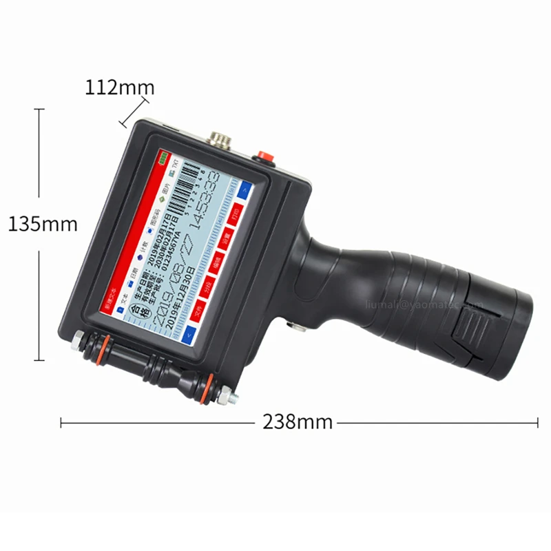 20 Languages 12.7mm Handheld Jet Thermal Inkjet Variable Batch Code Date Number Logo Expiry Date Label Printer - Buy Handheld Inkjet Printer,Portable ...