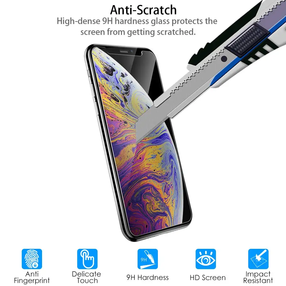 Закаленное стекло для iPhone 11/11 pro/11 pro Max, защита экрана 9H 2.5D 0,33 мм, прозрачная Высококачественная защита экрана