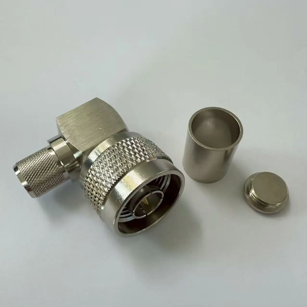 product factory supply n c jw7 rf connector n male angle connector crimp rg213 rg8 400-1