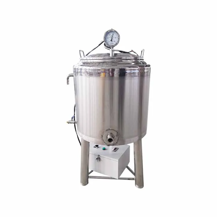 1000 L Cheese Pasteurizer Milk Pasteurizer Small Milk Pasteurization Machine With Milk Cooling Tank